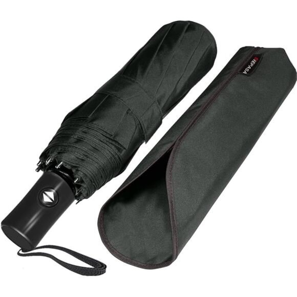 Travel Umbrella Compact Automatic Folding Lightweight Rain Umbrella Windproof - Picture 6 of 7